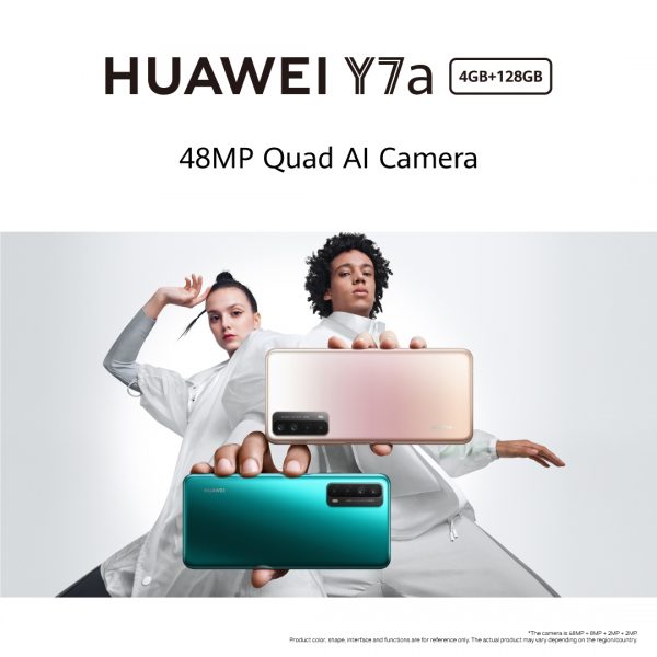 Bring your creativity to life with HUAWEI Y7a