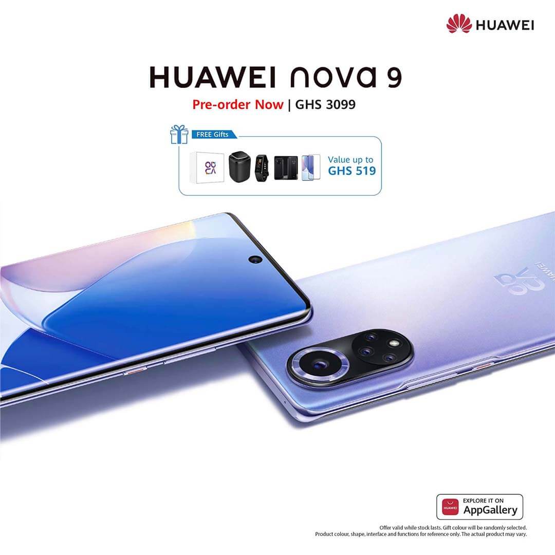 Meet the new HUAWEI nova 9; The latest and most stunning smartphone in Ghana