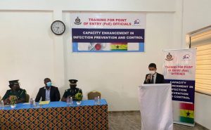 JICA Trains Ghana Immigration Service officials on Infection Prevention and Control