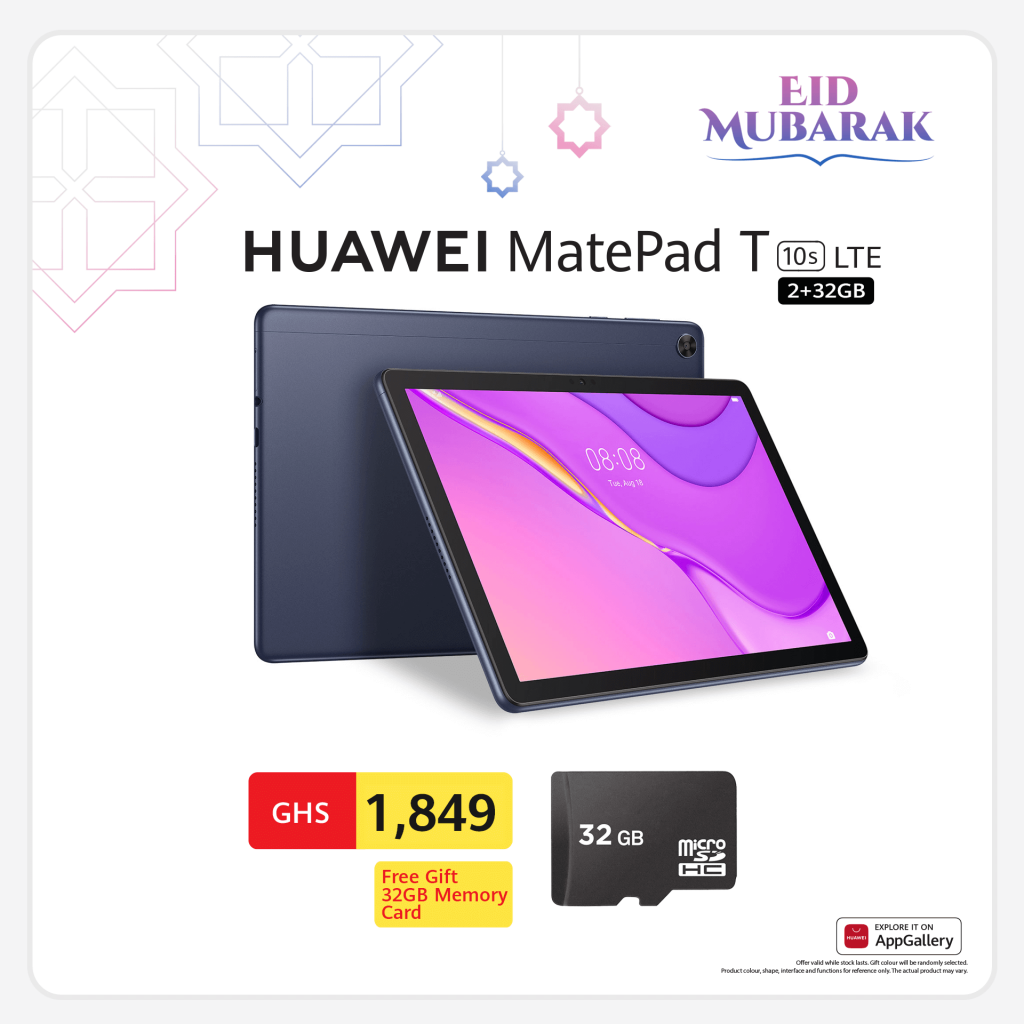 Indulge in an outstanding display and ultra-realistic audio experience with the HUAWEI MatePad T 10s  