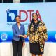 U.S. Trade and Development Agency Director Enoh T. Ebong and NBA Africa CEO Clare Akamanzi at the Triple-Double: NBA Africa Startup Accelerator launch. Credit: NBA Africa