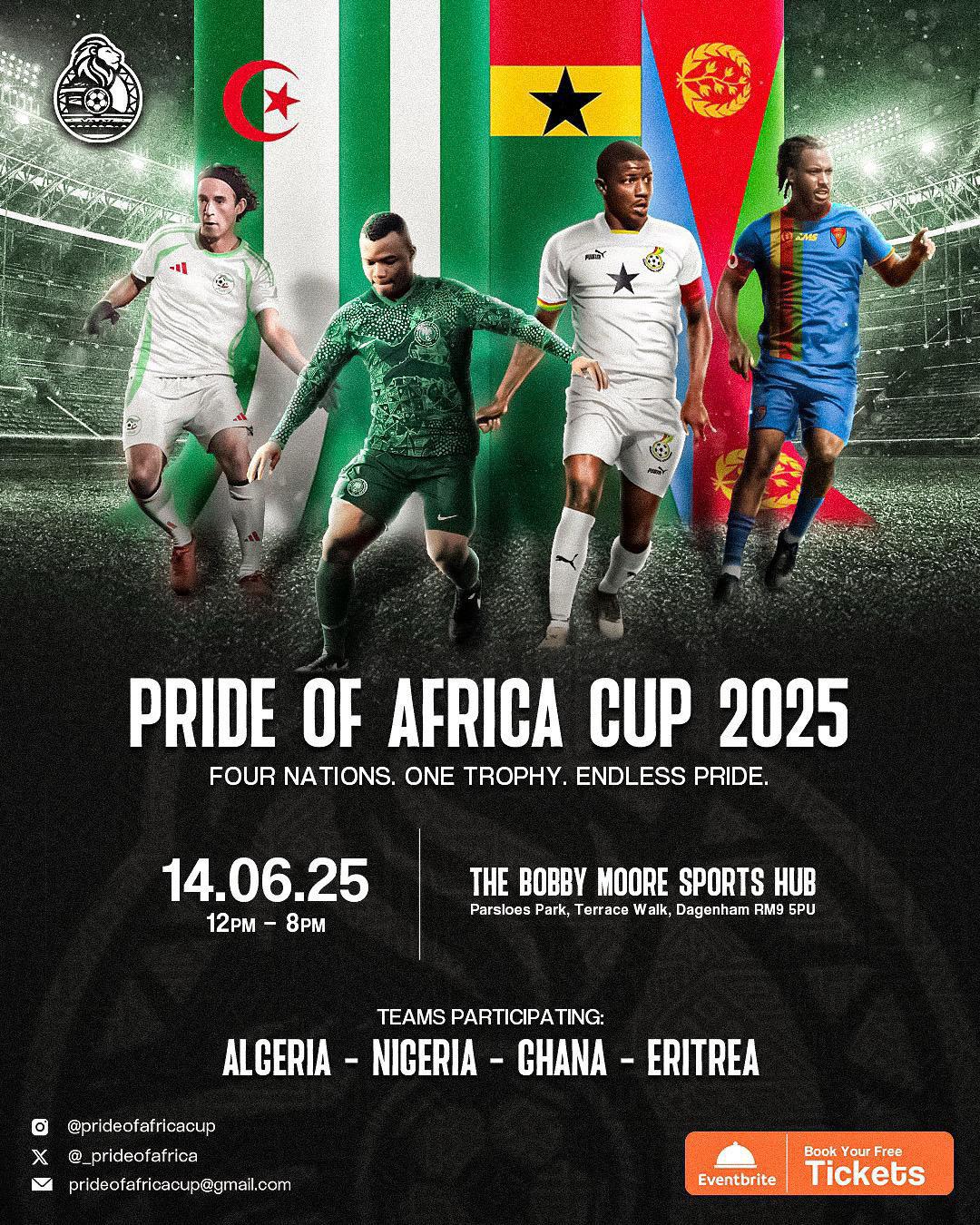 Gideon Mensah, Pride of Africa Cup 2025,
