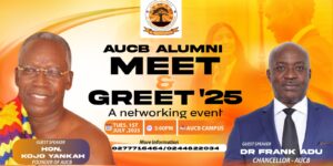 New Chancellor of AUCB Frank Adu Jnr to Speak at Upcoming Alumni Networking Event