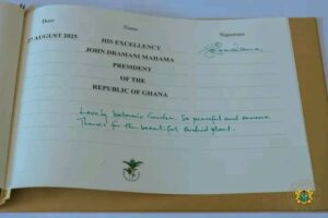 John Dramani Mahama, Singapore Botanic Gardens, 