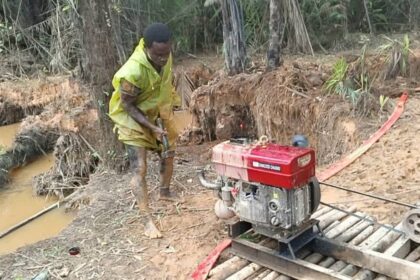 Small-Scale Illegal Gold Mining, National Security, Chang Fa Machines