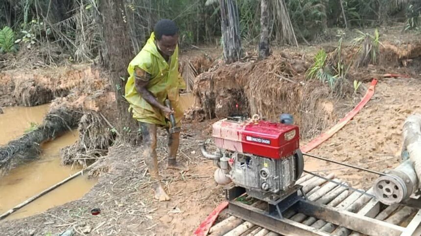 Small-Scale Illegal Gold Mining, National Security, Chang Fa Machines