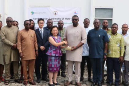 JICA Donates 30 Motorbikes to Ghana’S Ministry of Food and Agriculture