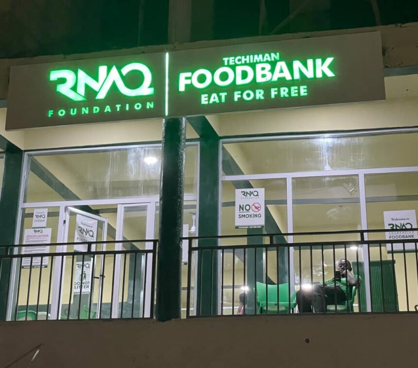 RNAQ Foundation, Techiman, Food Bank Project,