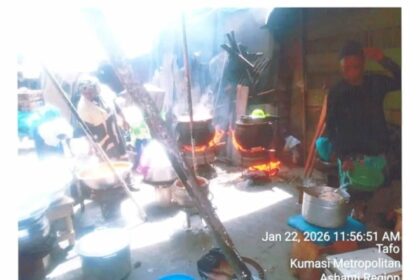 food vendor, Open fire