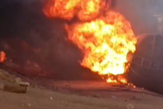 fire officers, Explosion