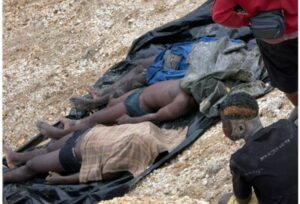 illegal miner, death