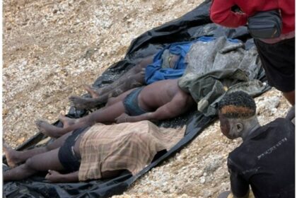 illegal miner, death