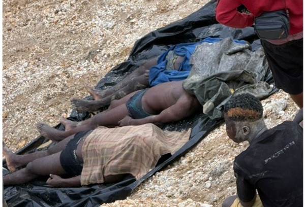 illegal miner, death