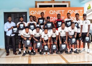 QNET Donates Football Equipment to Samuel Inkoom Academy to Support Grassroots Football