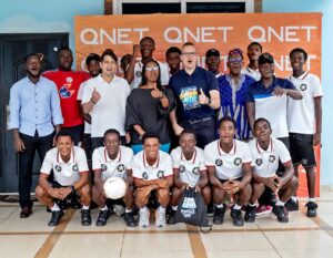 QNET Donates Football Equipment to Samuel Inkoom Academy to Support Grassroots Football
