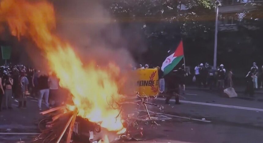 Anti-G7 Demonstration in Geneva: Presence of Polisario Separatist Symbols Raises Questions