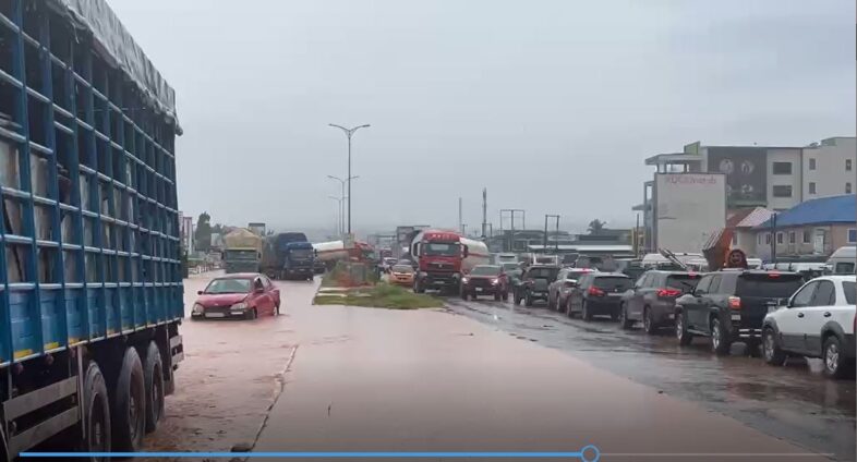 flooding, Traffic, Kasoa