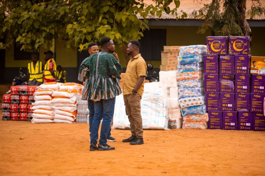 Media Boss, Lady Victoria Foundation Support Flood Victims in Ketu South