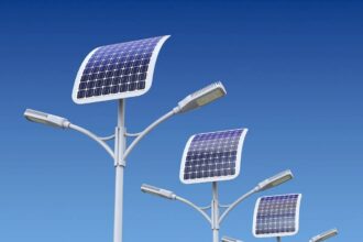 solar systems, streetlights