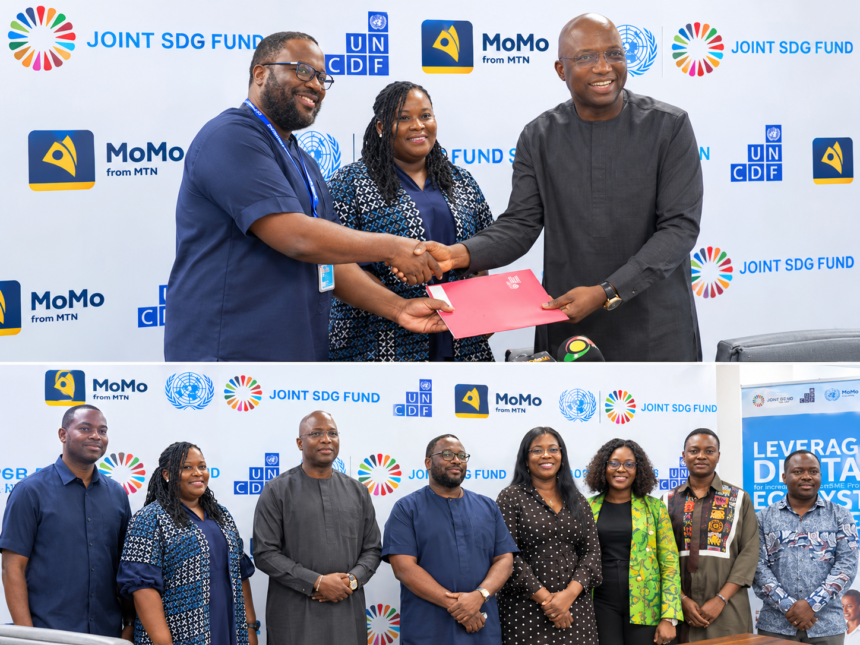 MTN MoMo, UNCDF, Microloans, MSMEs,