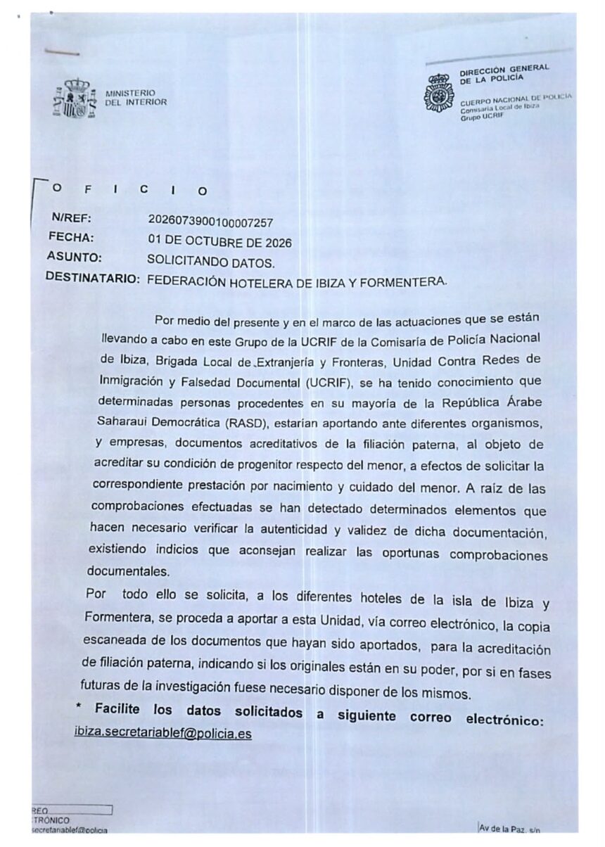 Suspected Document Fraud Involving Individuals from the Tindouf Camps: Ibiza Case Raises New Questions over Spain’s Proposed Naturalization Framework for Sahrawis